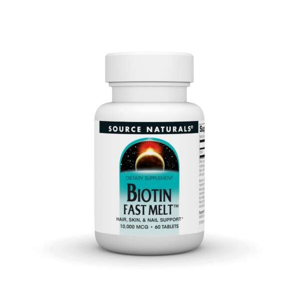 BIOTIN 10000 MCG X 60 TAB SOURCE NATURALS