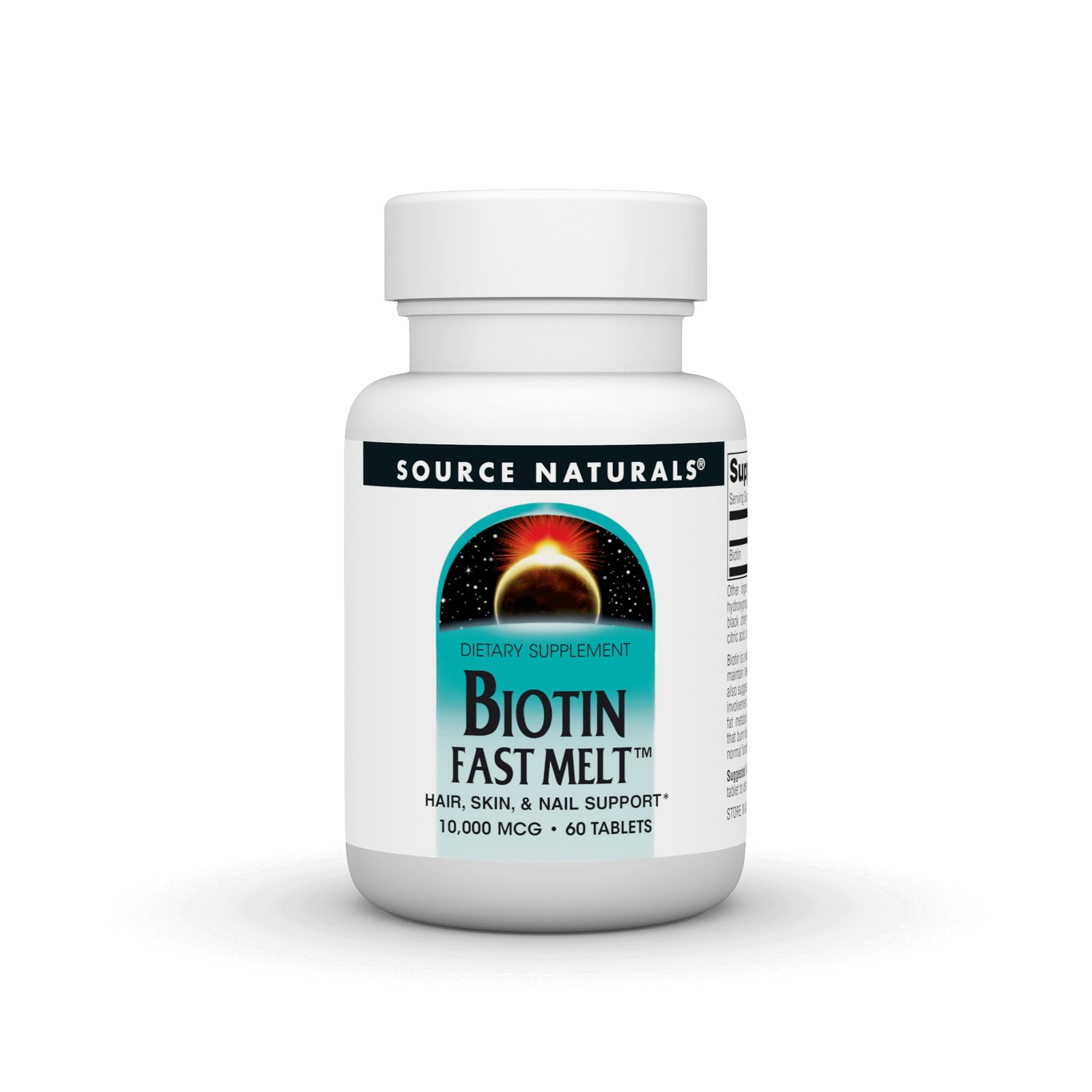BIOTIN 10000 MCG X 60 TAB SOURCE NATURALS