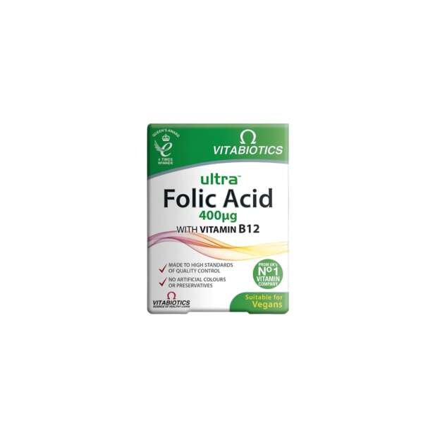 VITABIOTICS ULTRA FOLIC ACID 400 mcg