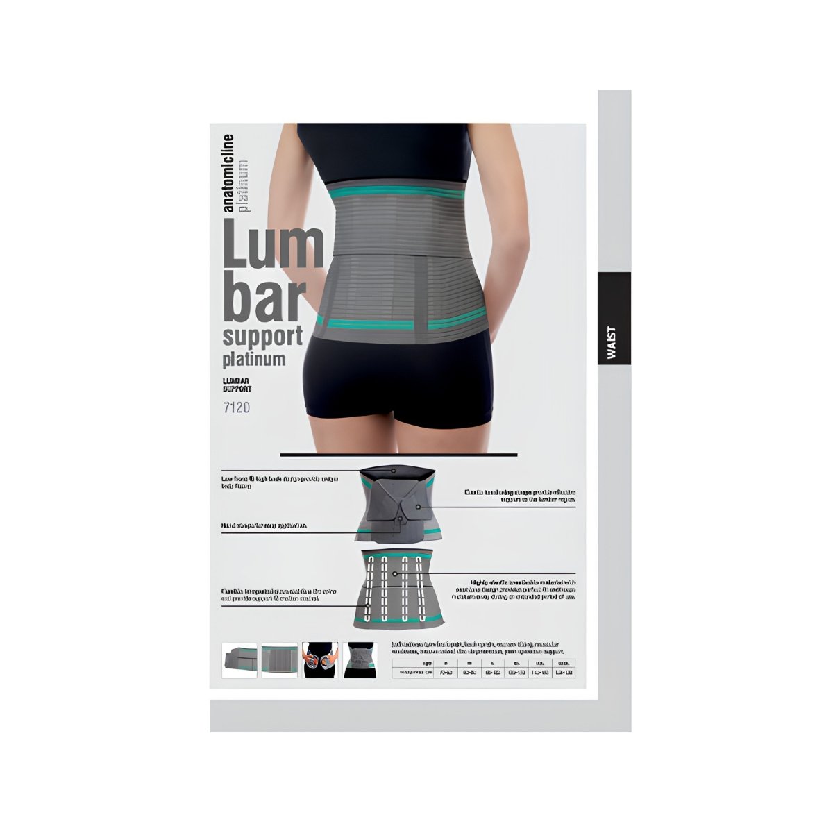 LUMBAR SUPPORT-BREZ LUMBAR ME SHUFRA 7120 - Figura 3