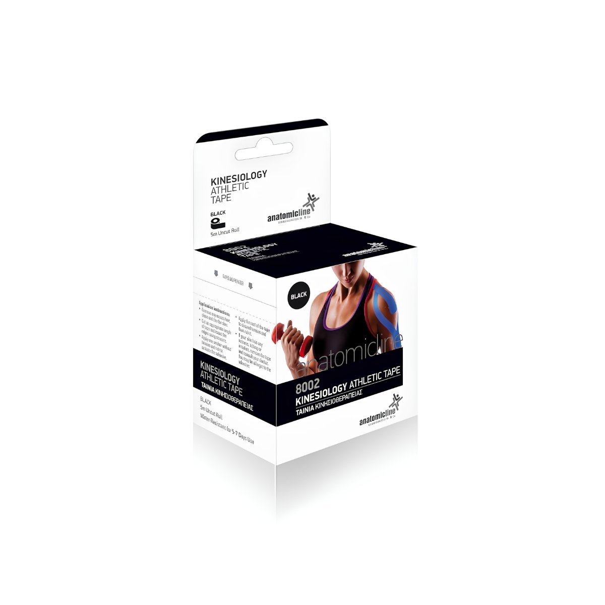 ANATOMIC LINE KINESIOLOGY TAPE BLACK 8002 - Figura 3