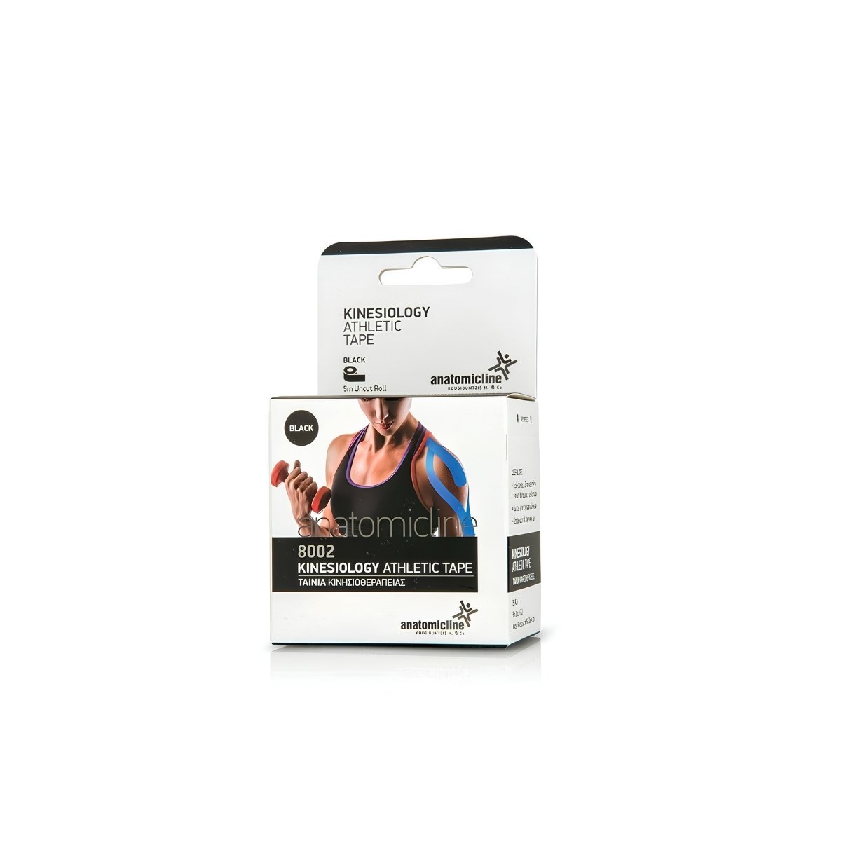 ANATOMIC LINE KINESIOLOGY TAPE BLACK 8002
