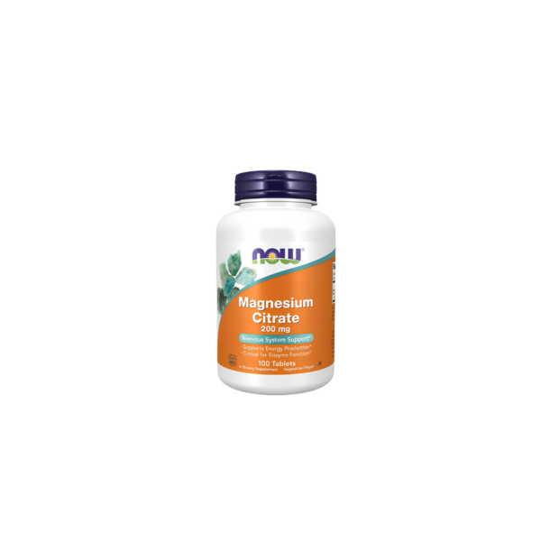 NOW MAGNESIUM CITRATE 200MG X 100 TABLETA